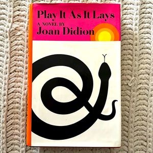 💖RARE- 1st Edition 1970 Joan Didion “Play It As It Lays”Hardback Novel Book💖